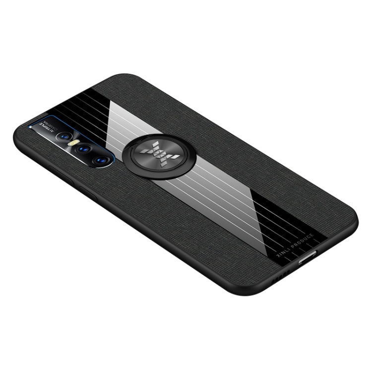 XINLI Stitching Cloth Textue Shockproof TPU Protective Case with Ring Holder, For Vivo S1 Pro, For Vivo S1 / V15, For Vivo V11 / X21S, For Vivo IQOO NEO