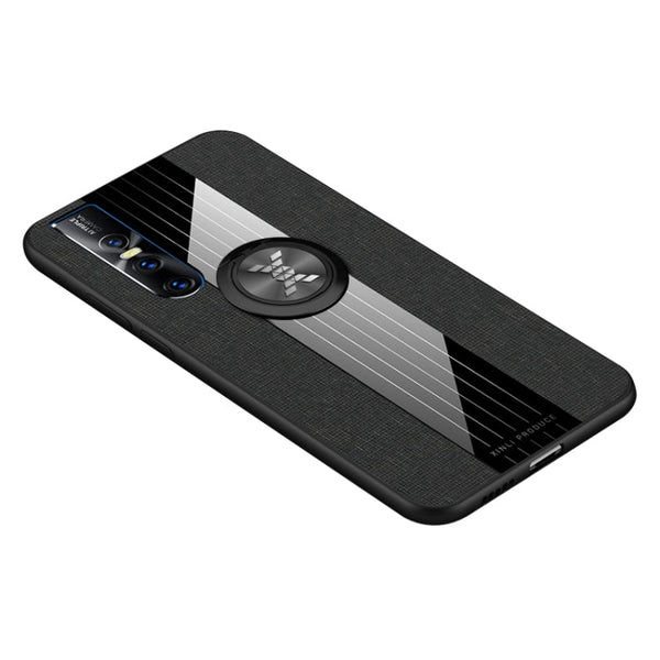 XINLI Stitching Cloth Textue Shockproof TPU Protective Case with Ring Holder, For Vivo S1 Pro, For Vivo S1 / V15, For Vivo V11 / X21S, For Vivo IQOO NEO