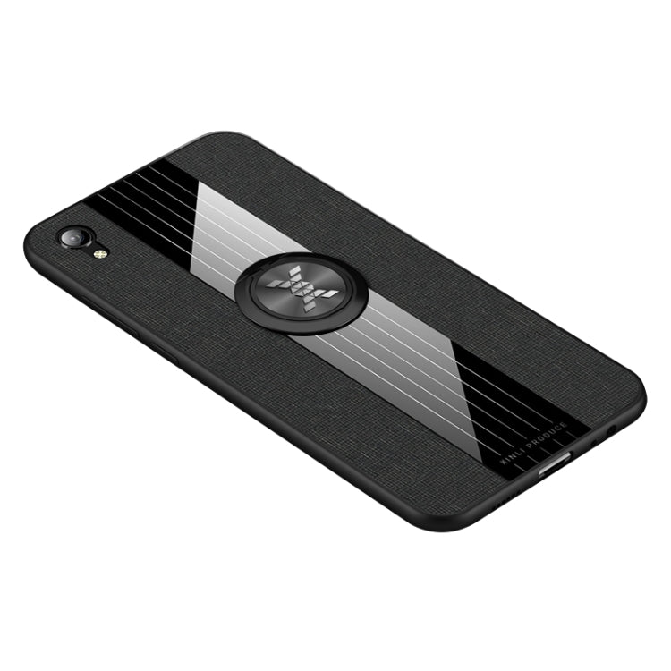 XINLI Stitching Cloth Textue Shockproof TPU Protective Case with Ring Holder, For Vivo X27, For Vivo Y91, For Vivo Y95, For Vivo X23