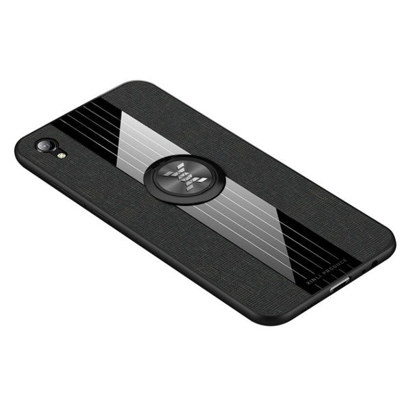 XINLI Stitching Cloth Textue Shockproof TPU Protective Case with Ring Holder, For Vivo X27, For Vivo Y91, For Vivo Y95, For Vivo X23