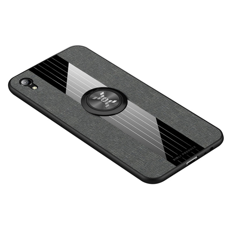 XINLI Stitching Cloth Textue Shockproof TPU Protective Case with Ring Holder, For Vivo X27, For Vivo Y91, For Vivo Y95, For Vivo X23