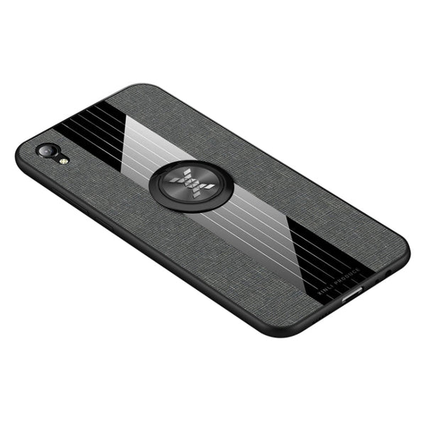 XINLI Stitching Cloth Textue Shockproof TPU Protective Case with Ring Holder, For Vivo X27, For Vivo Y91, For Vivo Y95, For Vivo X23