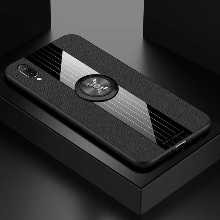 XINLI Stitching Cloth Textue Shockproof TPU Protective Case with Ring Holder, For Vivo X27, For Vivo Y91, For Vivo Y95, For Vivo X23