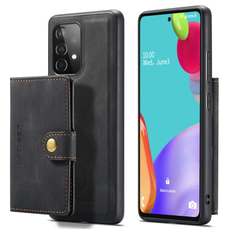 JEEHOOD Retro Magnetic Detachable Protective Case with Wallet & Card Slot & Holder, For Samsung Galaxy A52 5G, For Samsung Galaxy A72 5G, For Samsung Galaxy A42 5G, For Samsung Galaxy A51 5G