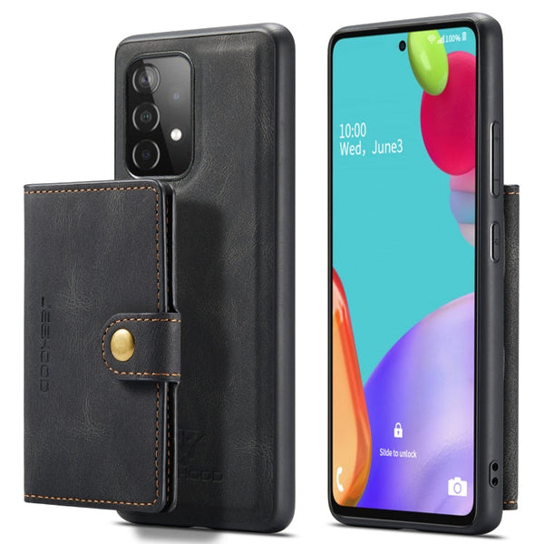 JEEHOOD Retro Magnetic Detachable Protective Case with Wallet & Card Slot & Holder, For Samsung Galaxy A52 5G, For Samsung Galaxy A72 5G, For Samsung Galaxy A42 5G, For Samsung Galaxy A51 5G