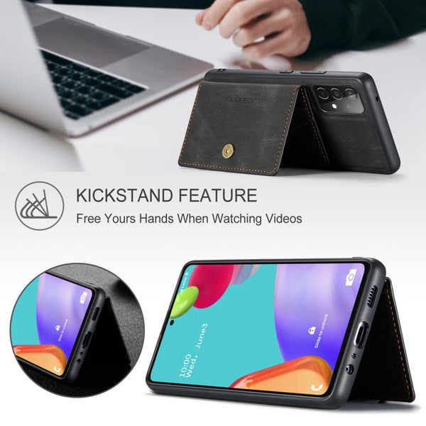 JEEHOOD Retro Magnetic Detachable Protective Case with Wallet & Card Slot & Holder, For Samsung Galaxy A52 5G, For Samsung Galaxy A72 5G, For Samsung Galaxy A42 5G, For Samsung Galaxy A51 5G