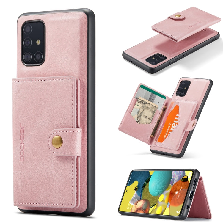 JEEHOOD Retro Magnetic Detachable Protective Case with Wallet & Card Slot & Holder, For Samsung Galaxy A52 5G, For Samsung Galaxy A72 5G, For Samsung Galaxy A42 5G, For Samsung Galaxy A51 5G
