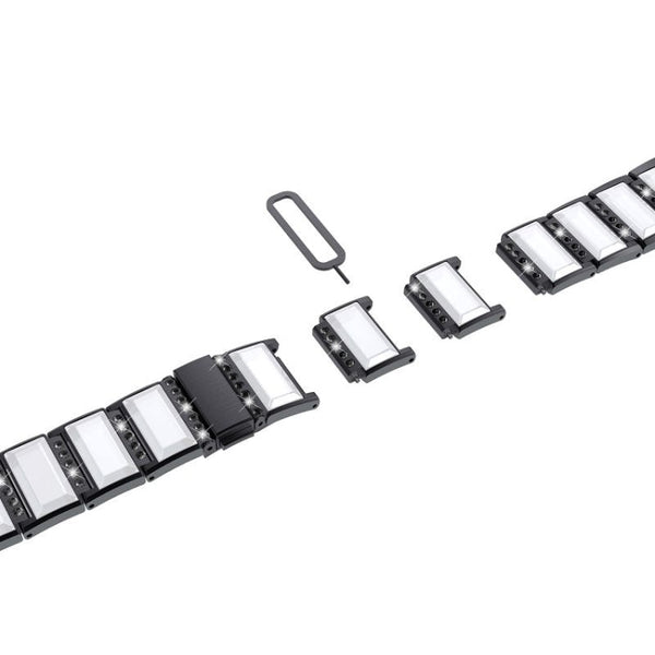 Stainless Steel Diamond Encrusted Replacement Watchbands