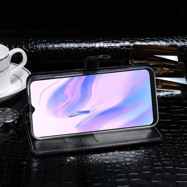 idewei Crocodile Texture Horizontal Flip Leather Case with Holder & Card Slots & Wallet