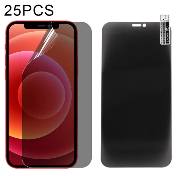 25 PCS 0.1mm 2.5D Full Cover Anti-spy Screen Protector Explosion-proof Hydrogel Film
