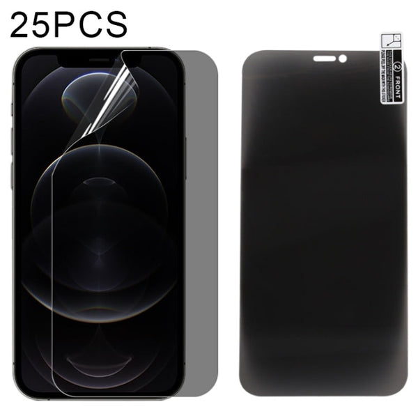 25 PCS 0.1mm 2.5D Full Cover Anti-spy Screen Protector Explosion-proof Hydrogel Film