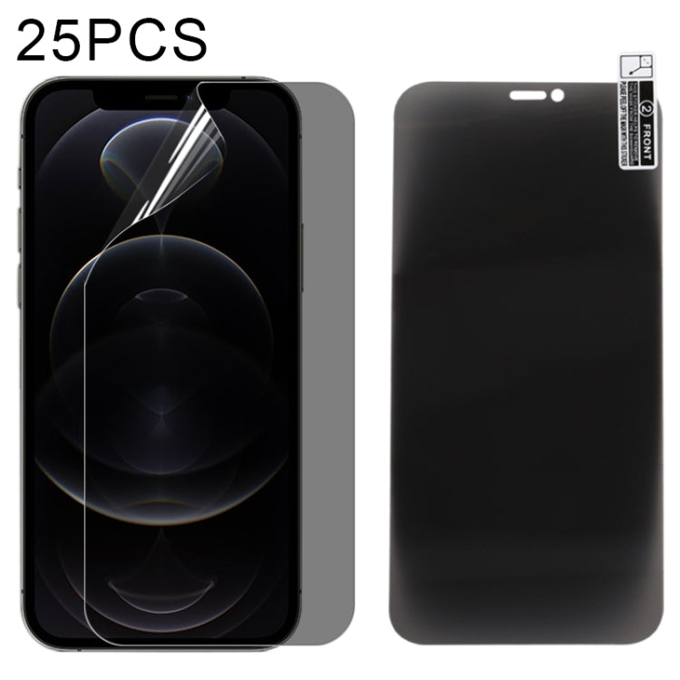 25 PCS 0.1mm 2.5D Full Cover Anti-spy Screen Protector Explosion-proof Hydrogel Film