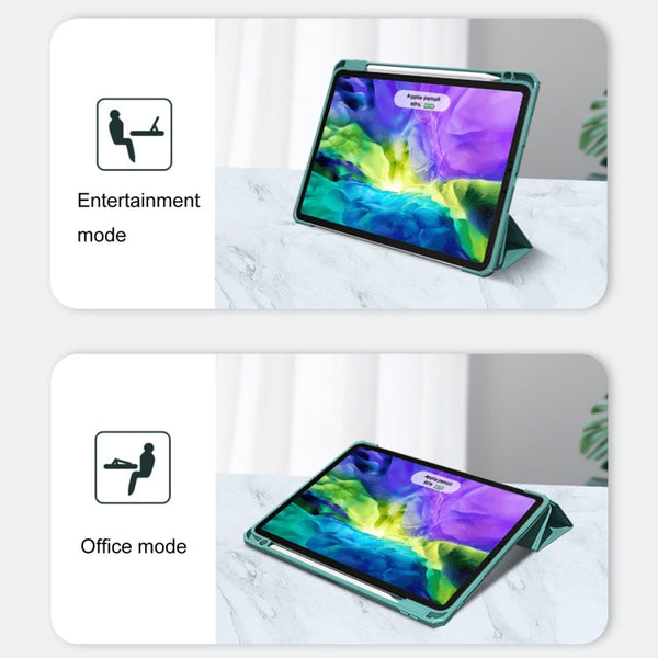 Mutural Pinyue Series PC + TPU Horizontal Flip Leather Case with Holder & Pen Slot & Sleep / Wake-up Function, For iPad Pro 12.9 2022 / 2021 / 2020, For iPad Pro 11 (2021) / (2020), For iPad Pro 11 (2021), For iPad Pro 12.9 2022 / 2021