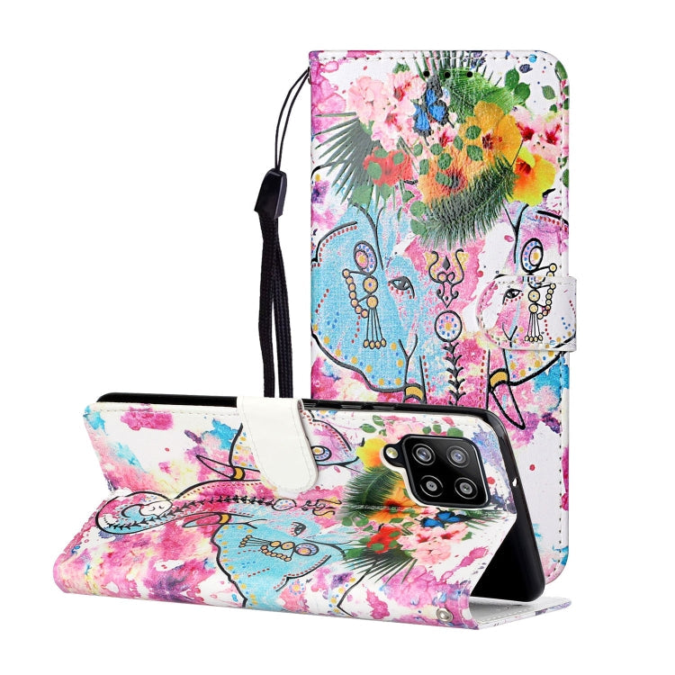 Oil Embossed Coloured Drawing Pattern Horizontal Flip PU Leather Case with Holder & Card Slots & Wallet