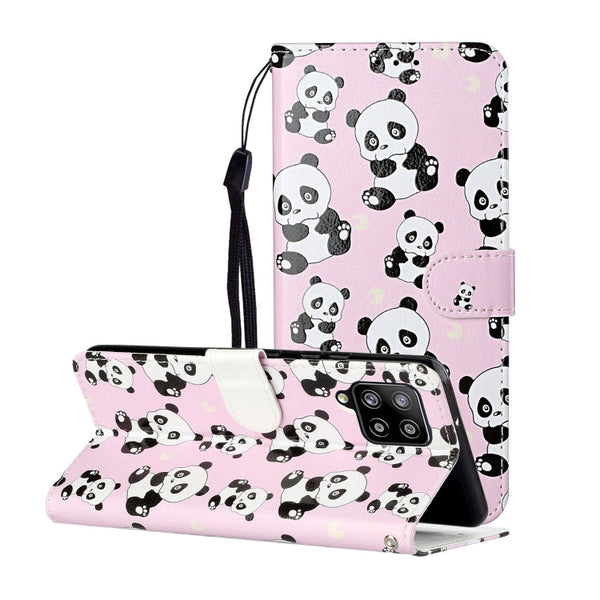 Oil Embossed Coloured Drawing Pattern Horizontal Flip PU Leather Case with Holder & Card Slots & Wallet