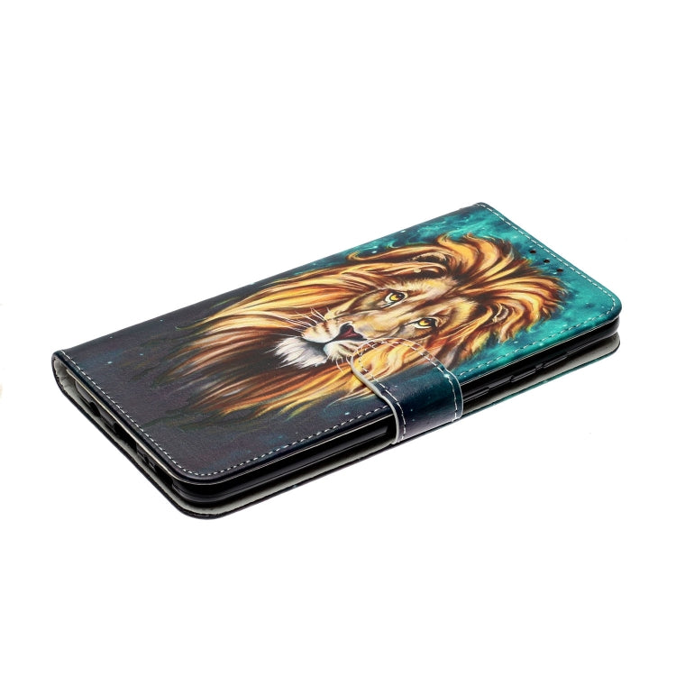 Oil Embossed Coloured Drawing Pattern Horizontal Flip PU Leather Case with Holder & Card Slots & Wallet