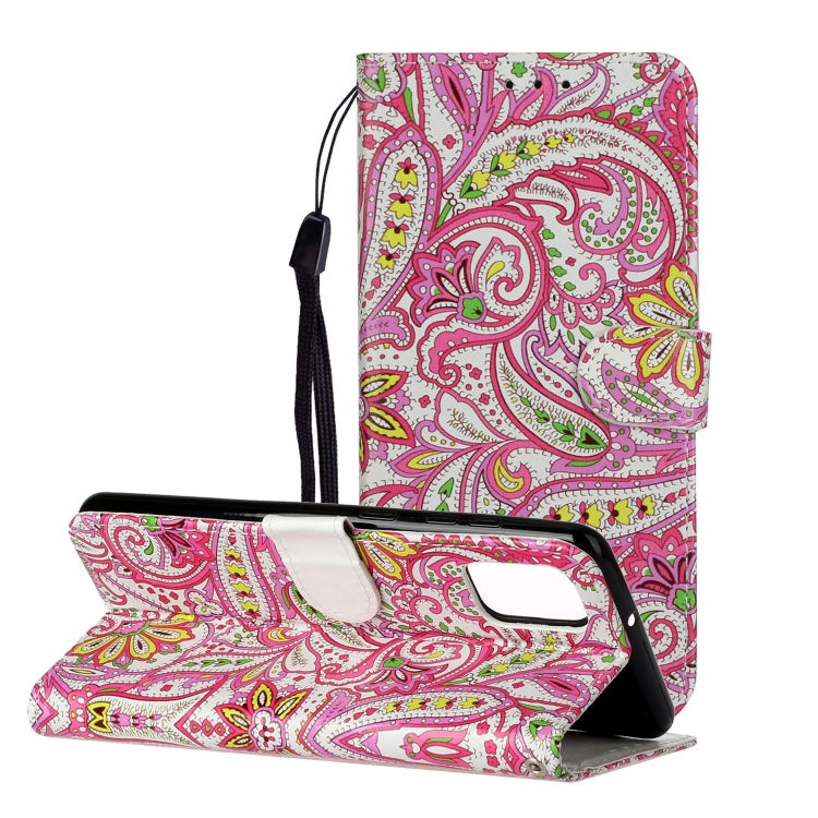 Oil Embossed Coloured Drawing Pattern Horizontal Flip PU Leather Case with Holder & Card Slots & Wallet