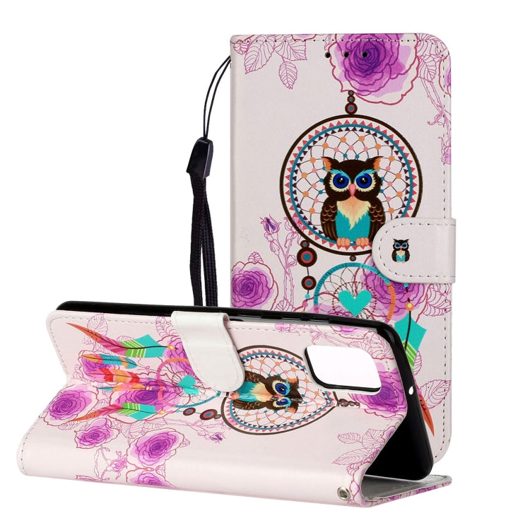 Oil Embossed Coloured Drawing Pattern Horizontal Flip PU Leather Case with Holder & Card Slots & Wallet