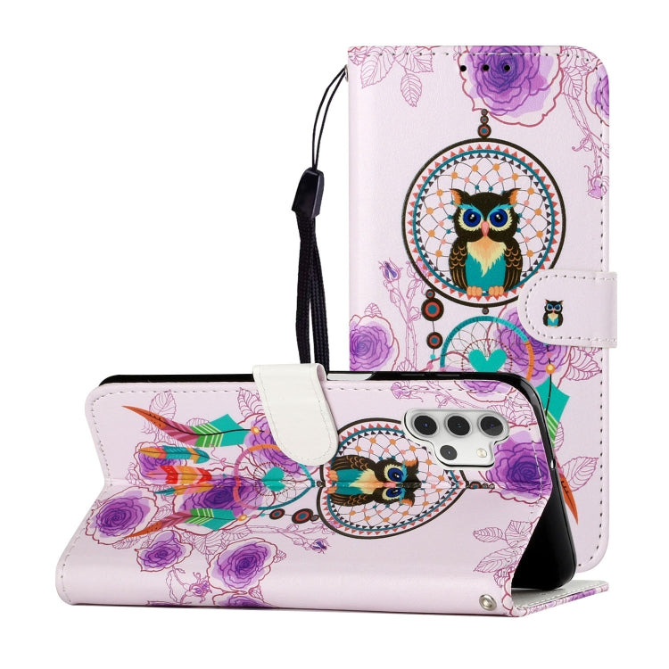 Oil Embossed Coloured Drawing Pattern Horizontal Flip PU Leather Case with Holder & Card Slots & Wallet