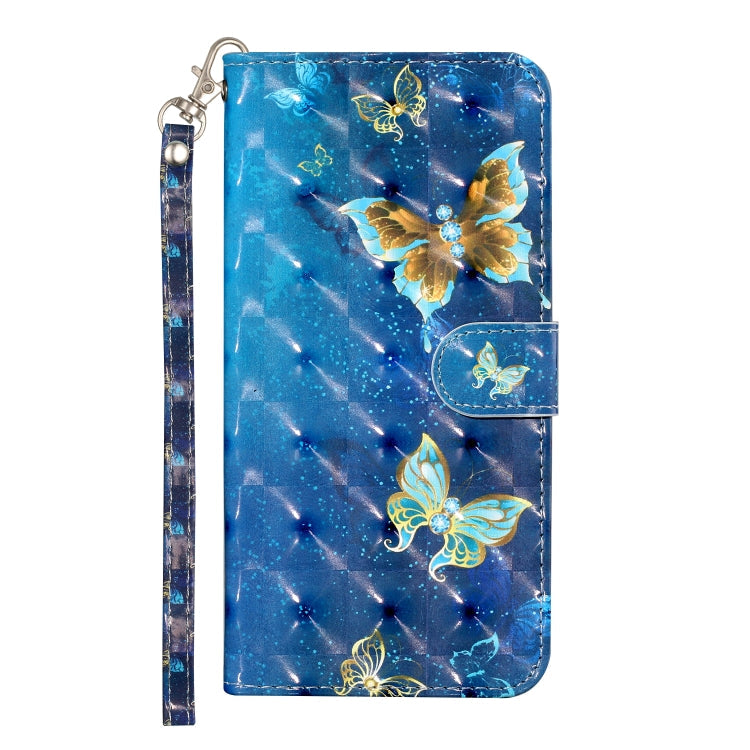 3D Pattern Horizontal Flip PU Leather Case with Holder & Card Slots & Wallet