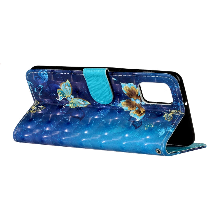 3D Pattern Horizontal Flip PU Leather Case with Holder & Card Slots & Wallet