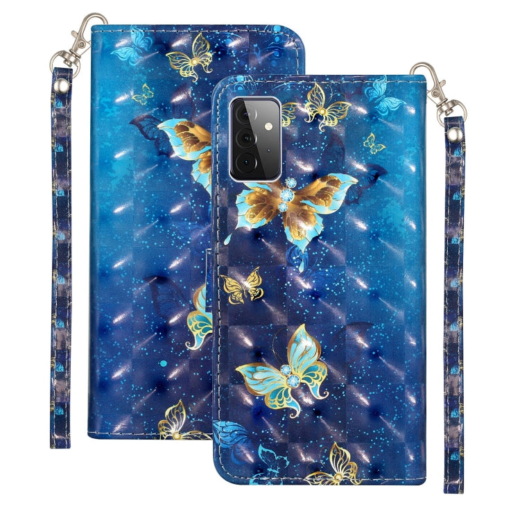 3D Pattern Horizontal Flip PU Leather Case with Holder & Card Slots & Wallet