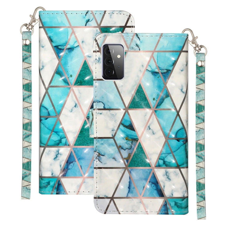 3D Pattern Horizontal Flip PU Leather Case with Holder & Card Slots & Wallet