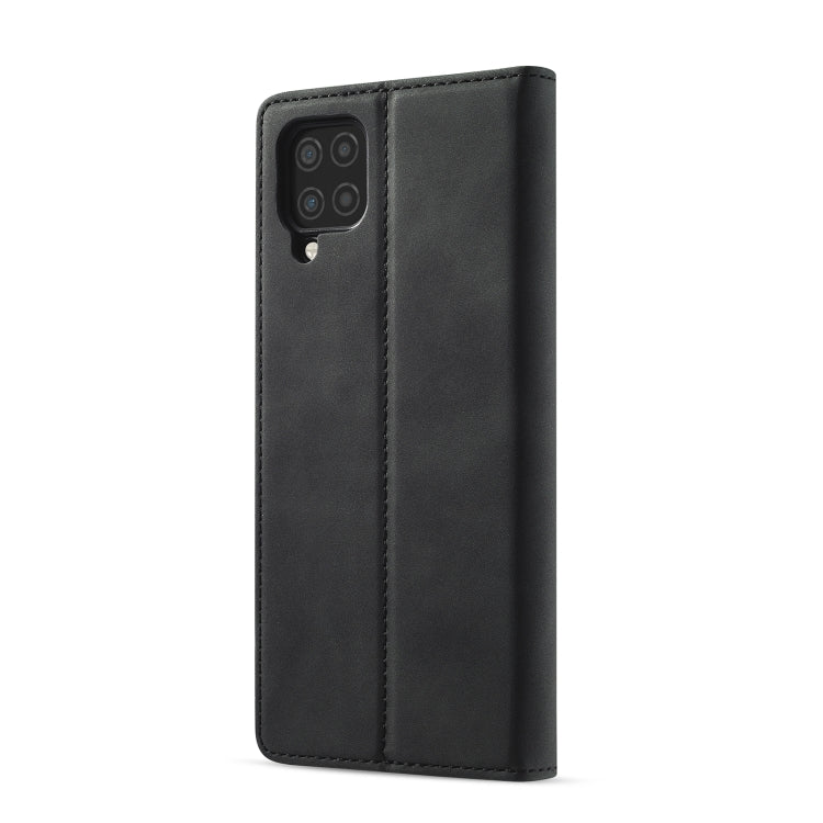 LC.IMEEKE Strong Magnetism Ultra-thin Horizontal Flip Matte TPU + PU Leather Case with Holder & Card Slots & Wallet, For Samsung Galaxy A12, For Samsung Galaxy A52 5G / 4G, For Samsung Galaxy A72 5G / 4G, For SamsungGalaxy A52 5G / 4G