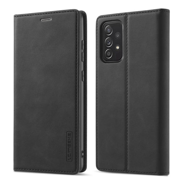 LC.IMEEKE Strong Magnetism Ultra-thin Horizontal Flip Matte TPU + PU Leather Case with Holder & Card Slots & Wallet, For Samsung Galaxy A12, For Samsung Galaxy A52 5G / 4G, For Samsung Galaxy A72 5G / 4G, For SamsungGalaxy A52 5G / 4G