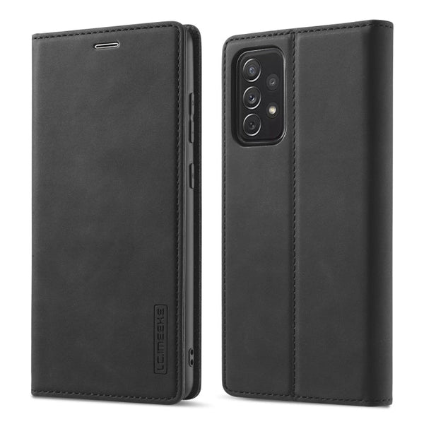 LC.IMEEKE Strong Magnetism Ultra-thin Horizontal Flip Matte TPU + PU Leather Case with Holder & Card Slots & Wallet, For Samsung Galaxy A12, For Samsung Galaxy A52 5G / 4G, For Samsung Galaxy A72 5G / 4G, For SamsungGalaxy A52 5G / 4G