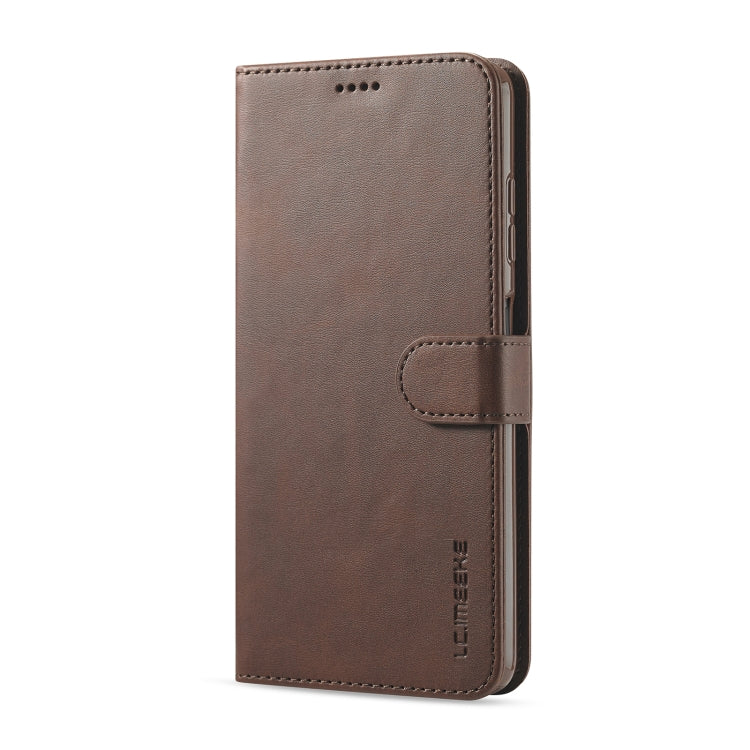 LC.IMEEKE Calf Texture Horizontal Flip Leather Case with Holder & Card Slots & Wallet, For Xiaomi Poco X3 NFC