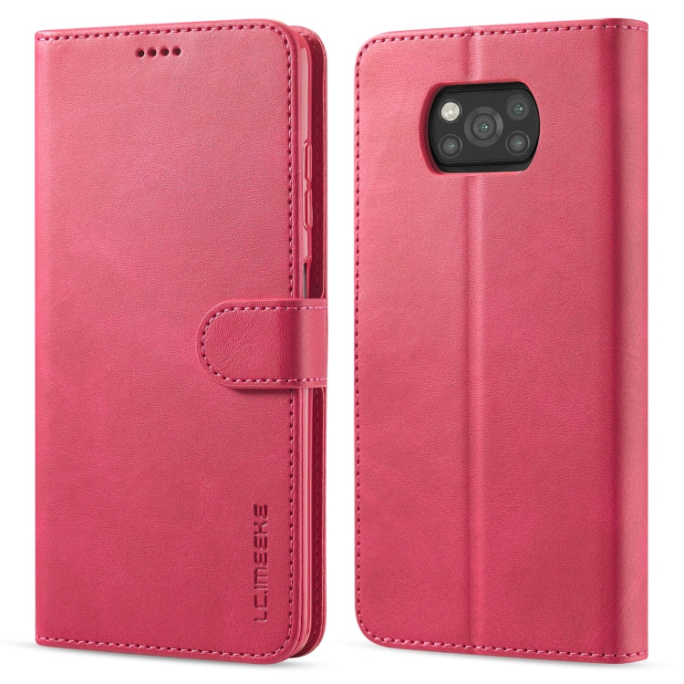 LC.IMEEKE Calf Texture Horizontal Flip Leather Case with Holder & Card Slots & Wallet, For Xiaomi Poco X3 NFC
