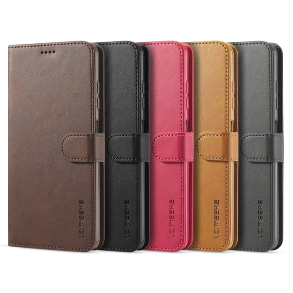 LC.IMEEKE Calf Texture Horizontal Flip Leather Case with Holder & Card Slots & Wallet, For Xiaomi Poco X3 NFC