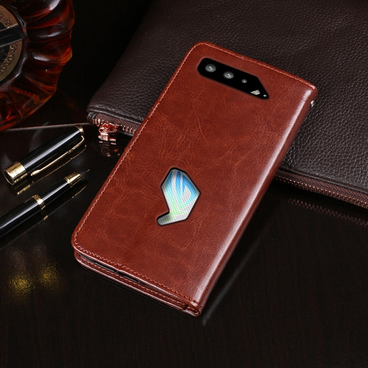 idewei Crazy Horse Texture Horizontal Flip Leather Case with Holder & Card Slots & Wallet, For Asus ROG Phone 5, For Meizu 18, For Meizu 18 Pro