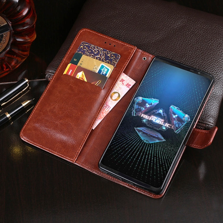 idewei Crazy Horse Texture Horizontal Flip Leather Case with Holder & Card Slots & Wallet, For Asus ROG Phone 5, For Meizu 18, For Meizu 18 Pro