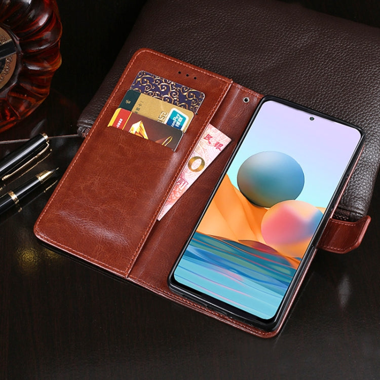 idewei Crazy Horse Texture Horizontal Flip Leather Case with Holder & Card Slots & Wallet, For Xiaomi Redmi Note 10 Pro, For TCL 10 SE, For vivo iQOO Neo5