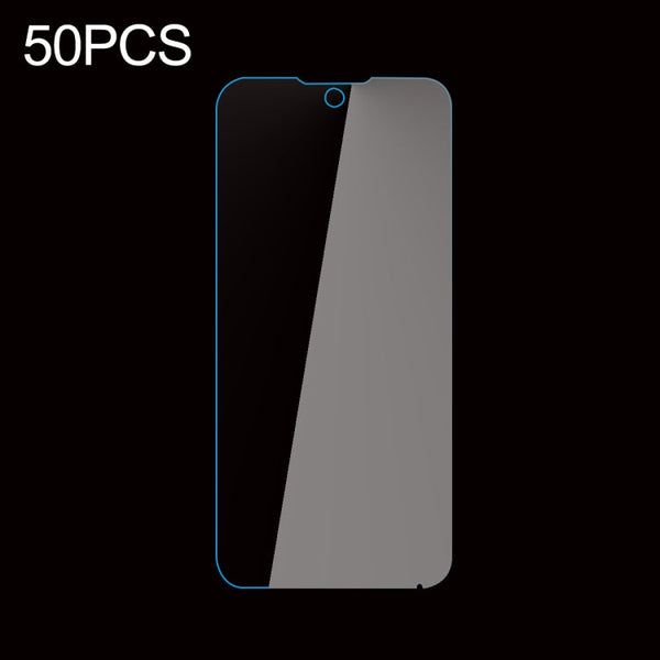50 PCS 0.26mm 9H Surface Hardness 2.5D Explosion-proof Tempered Glass Non-full Screen Film