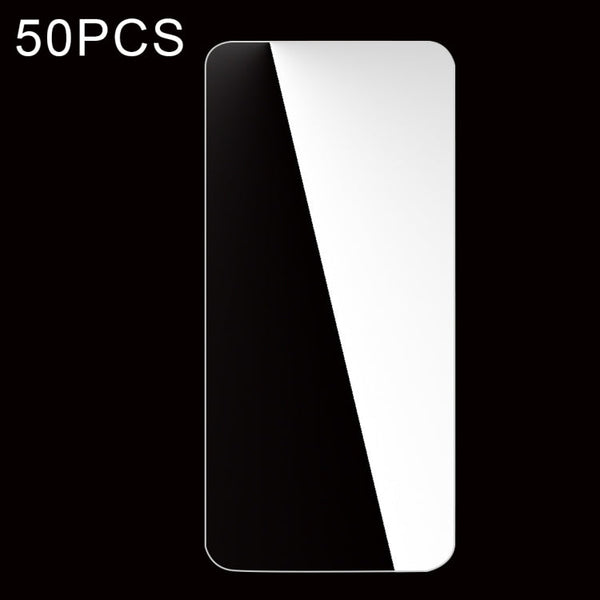50 PCS 0.26mm 9H Surface Hardness 2.5D Explosion-proof Tempered Glass Non-full Screen Film
