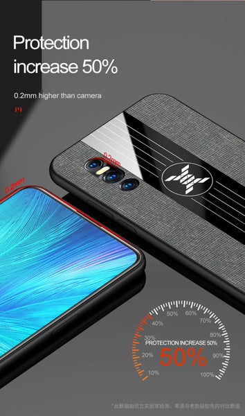 XINLI Stitching Cloth Texture Shockproof TPU Protective Case, For Vivo X27, For Vivo Y91, For Vivo Y95, For Vivo X23