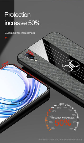 XINLI Stitching Cloth Texture Shockproof TPU Protective Case, For Vivo X23 Symphony Edition, For Vivo Y67, For Vivo V7 / Y75, For Vivo Y85