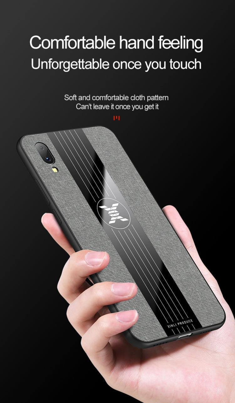 XINLI Stitching Cloth Texture Shockproof TPU Protective Case, For Vivo Y93, For Vivo Y97, For Vivo Z5X