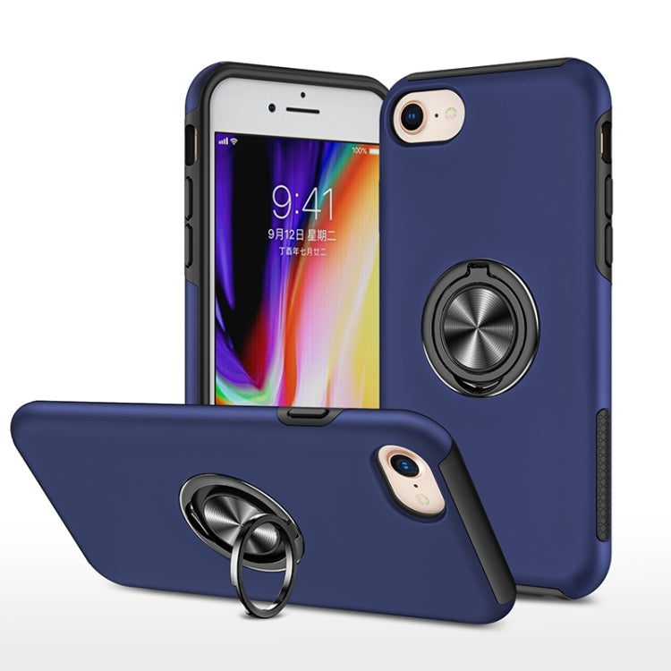 PC + TPU Shockproof Magnetic Protective Case with Invisible Ring Holder, For iPhone 6, For iPhone 6 Plus, For iPhone SE 2022 / SE 2020 / 8 / 7, For iPhone 8 Plus / 7 Plus