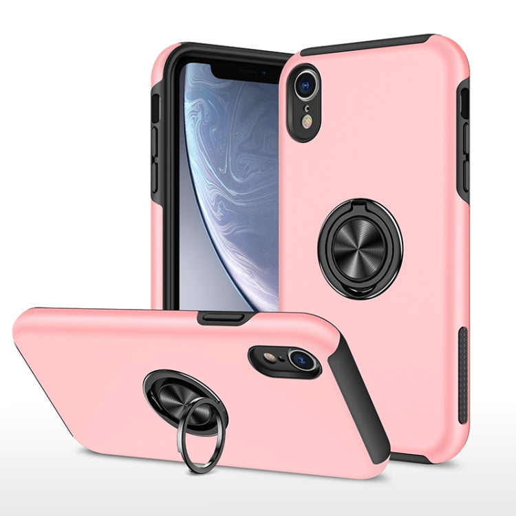 PC + TPU Shockproof Magnetic Protective Case with Invisible Ring Holder, For iPhone XS / X, For iPhone XR, For iPhone XS Max, For iPhone 11