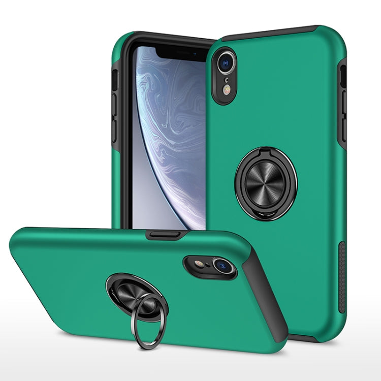 PC + TPU Shockproof Magnetic Protective Case with Invisible Ring Holder, For iPhone XS / X, For iPhone XR, For iPhone XS Max, For iPhone 11