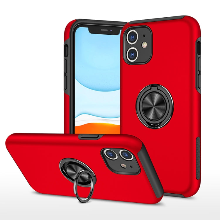 PC + TPU Shockproof Magnetic Protective Case with Invisible Ring Holder, For iPhone XS / X, For iPhone XR, For iPhone XS Max, For iPhone 11