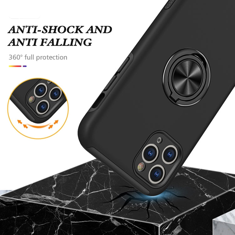 PC + TPU Shockproof Magnetic Protective Case with Invisible Ring Holder, For iPhone 11 Pro, For iPhone 11 Pro Max, For iPhone 12 mini, For iPhone 12