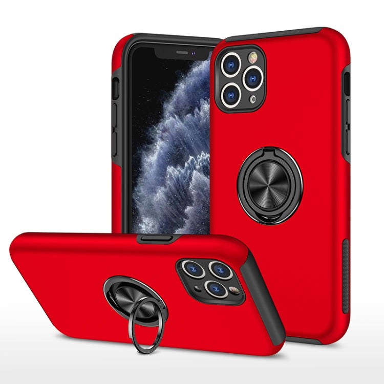 PC + TPU Shockproof Magnetic Protective Case with Invisible Ring Holder, For iPhone 11 Pro, For iPhone 11 Pro Max, For iPhone 12 mini, For iPhone 12