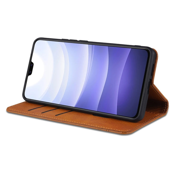 AZNS Magnetic Calf Texture Horizontal Flip Leather Case with Card Slots & Holder & Wallet, For vivo S9, For vivo S9e, For Xiaomi Redmi Note 10, For Xiaomi Redmi Note 10S