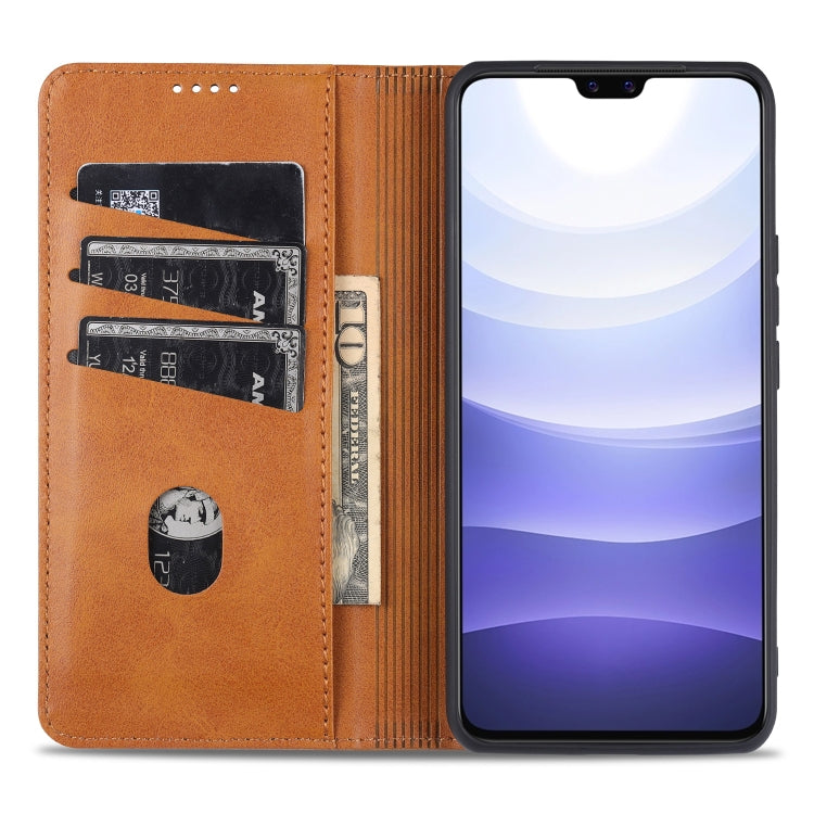 AZNS Magnetic Calf Texture Horizontal Flip Leather Case with Card Slots & Holder & Wallet, For vivo S9, For vivo S9e, For Xiaomi Redmi Note 10, For Xiaomi Redmi Note 10S