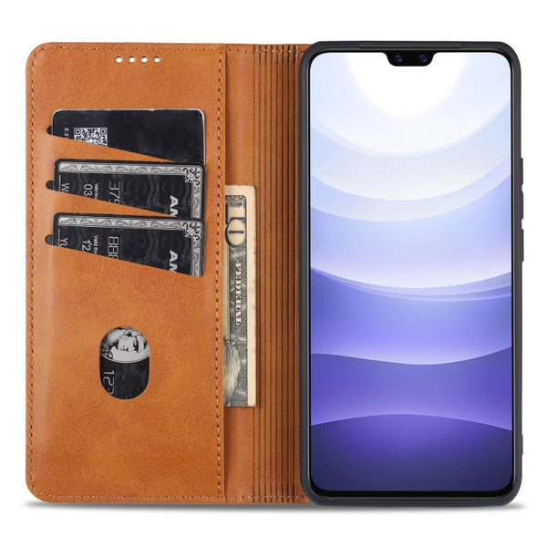 AZNS Magnetic Calf Texture Horizontal Flip Leather Case with Card Slots & Holder & Wallet, For vivo S9, For vivo S9e, For Xiaomi Redmi Note 10, For Xiaomi Redmi Note 10S
